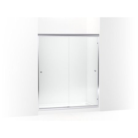 Sterling Finesse Frameless Sliding Shower Door 54-5/8"–59-5/8" W X 70-1/16" H 5477-59S-G05